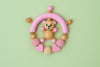 Pink Teddy Bear Teether