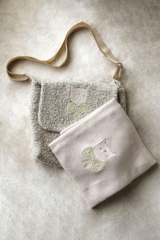 borsetta re copertina per neonati ricamata a mano e personalizzata