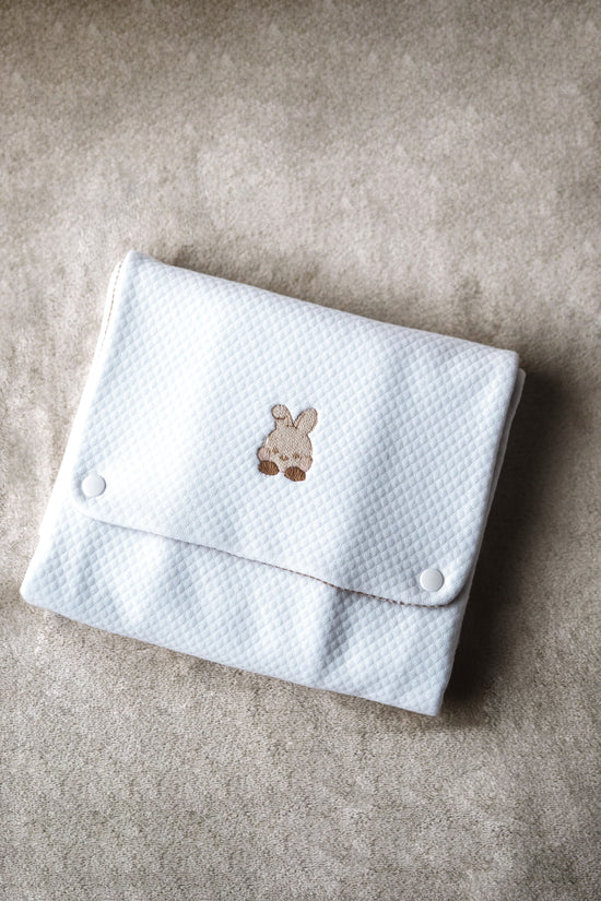 porta accessori per neonati ricamato a fantasia