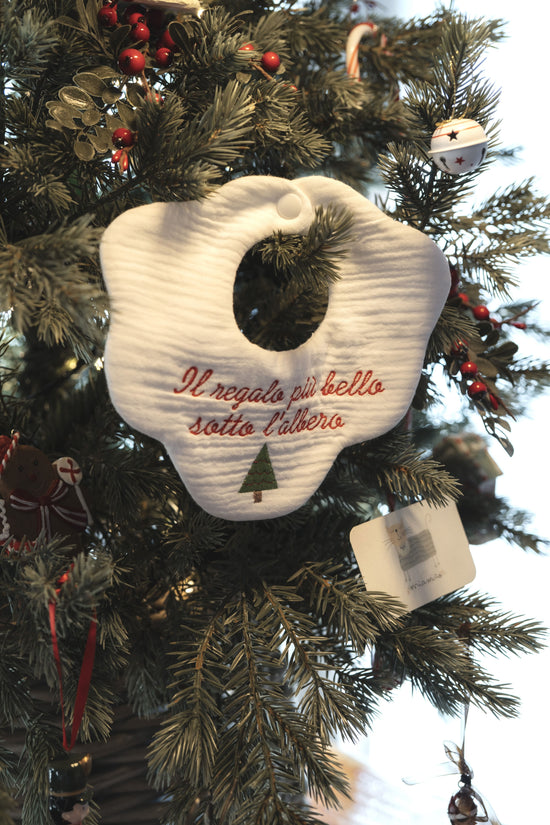 bavaglino neonato di natale