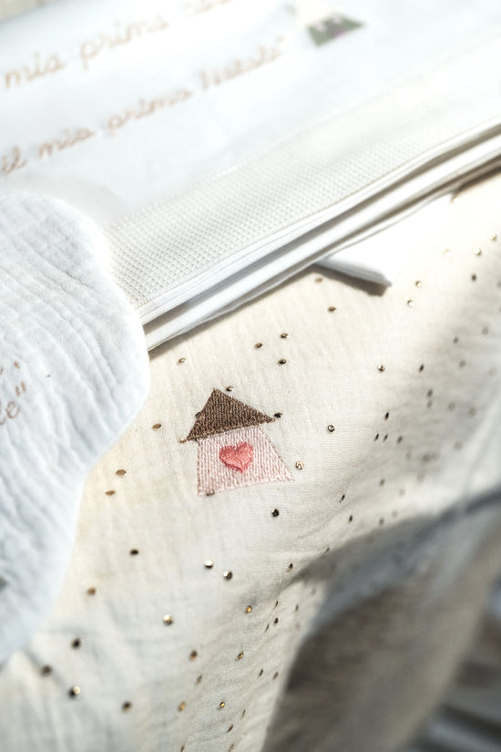 lenzuolino per bambini e neonati decorato a mano