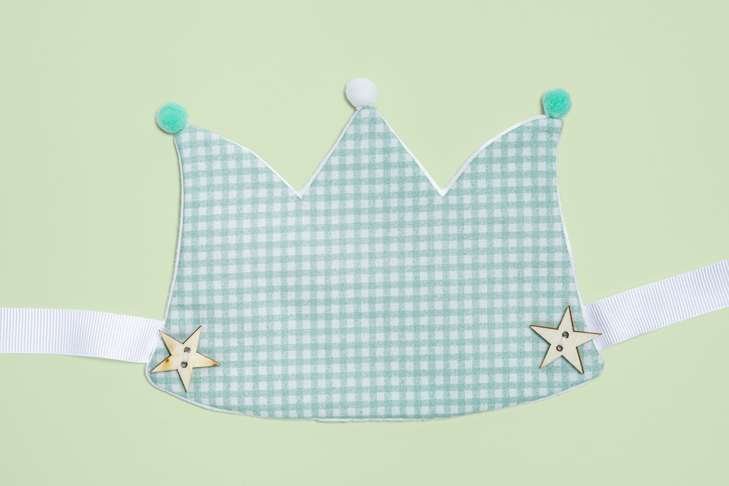 Coroncina a Scacchi Verdi